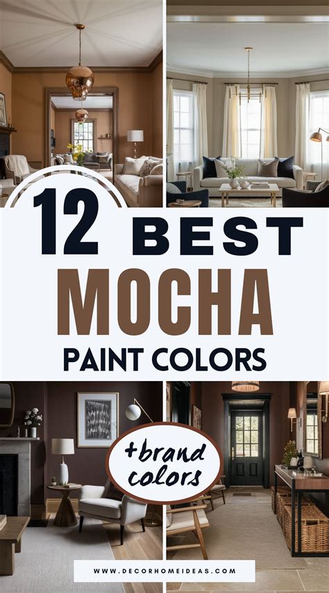 12 Stylish Mocha Paint Colors That Designers Recommend