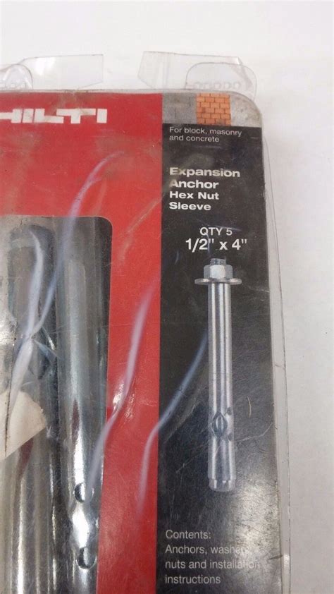 Fastening Demonstration: Hilti HSA Wedge Anchor, 40% OFF