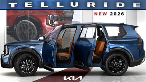 All-New 2026 Kia Telluride: Check Out the Second-Gen 3-Row CUV Inside and Outside In CGI ...