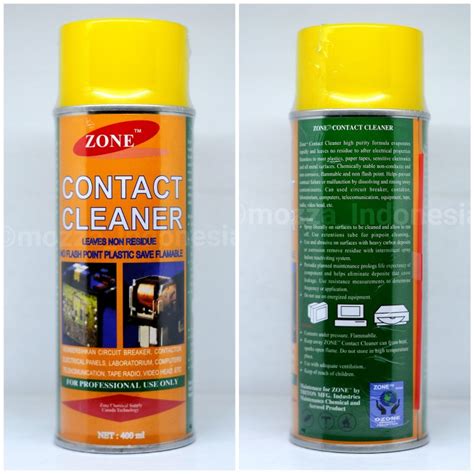 Jual CONTACT CLEANER MERK ZONE PEMBERSIH KOMPONEN ELEKTRONIK 400ML ...