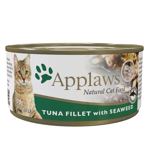 Applaws Cat Wet Food Tuna Fillet with Seaweed in Broth