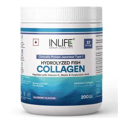 Buy INLIFE JAPANESE MARINE COLLAGEN SUPPLEMENTS FOR WOMEN & MEN ...