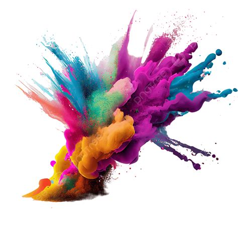 Holi Festival Color Powder, Holi, Happy Holi, Holi Festival PNG ...