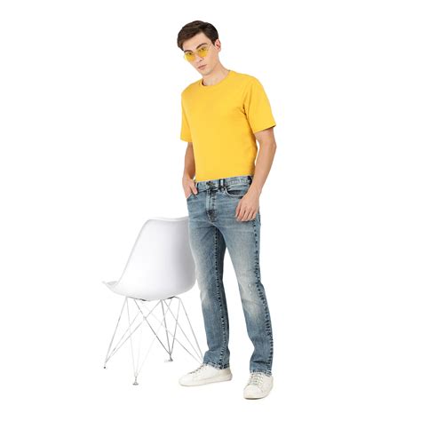 ANDREA-Blue Regular Fit Jeans – Everblue