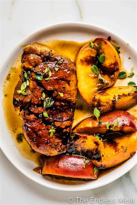 Summer Peach Pork Chops - The Endless Meal®