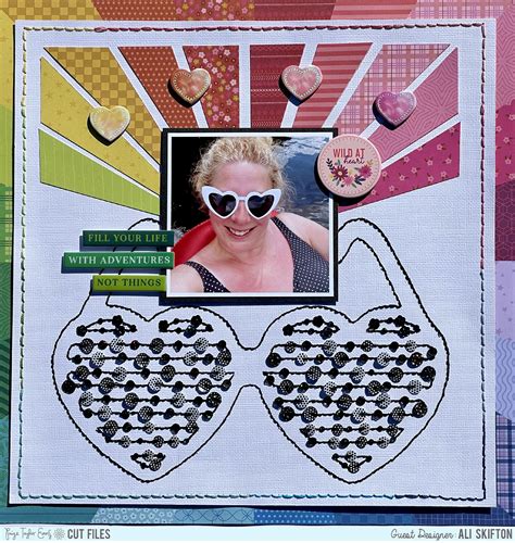 Stitching Cut File 25 of 36: Sunglasses | Paige Taylor Evans