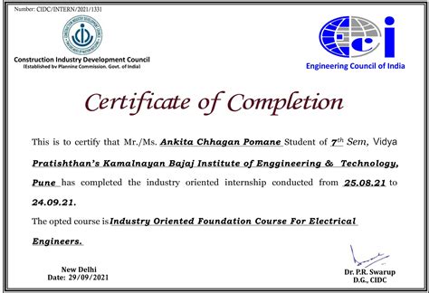 Stand Out With A Customizable Engineering Council Of India Internship ...