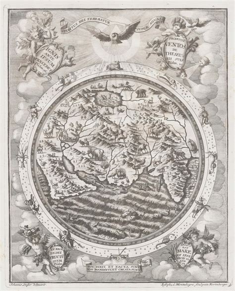 [Untitled spherical map of Central Asia.] by DEGLER, Johannes.: (1700) Map | Altea Antique Maps