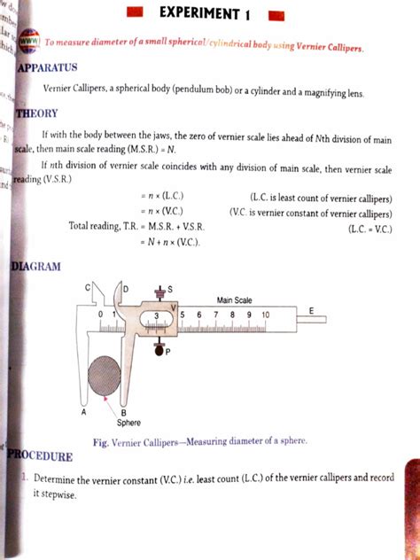Image result for Physics Practical Notebook Std 11 Solution