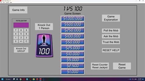 1 Vs 100 - Game Show Software - Etsy