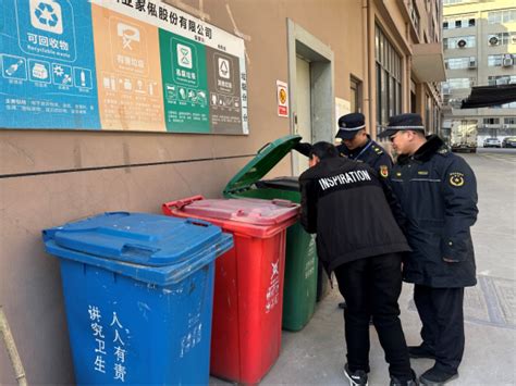 区综合行政执法局潘桥中队开展企业垃圾分类专项执法检查工作