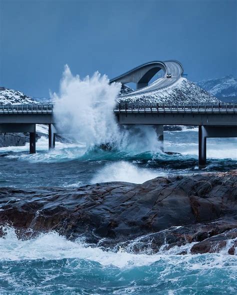 One of the most unbelievable bridges, Storseisundet Bridge, Norway ...