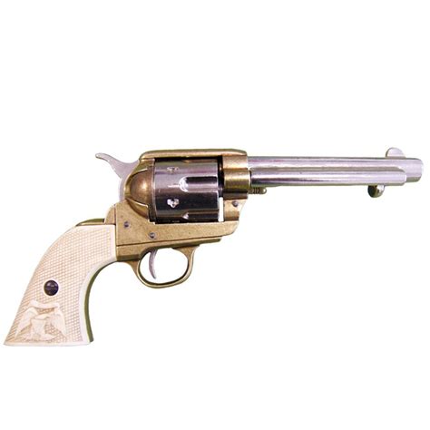 Colt Peacemaker 45 kaliber revolver - Elfenben | Westernbutikken.no ...