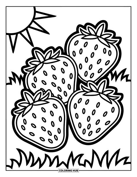 85+ Strawberry Coloring Pages for Kids & Adults (Free Printable PDFs)