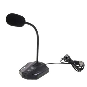 Professional 360° Condenser Gooseneck Microphone for Gaming, Recording ...