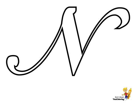 Cursive N