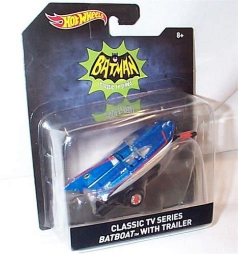 Buy Hotwheels Batman Classic TV Series Batboat with Trailer 1.50 Scale ...