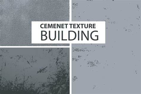 vector collection of old cement and wall textures with rough patterns ...