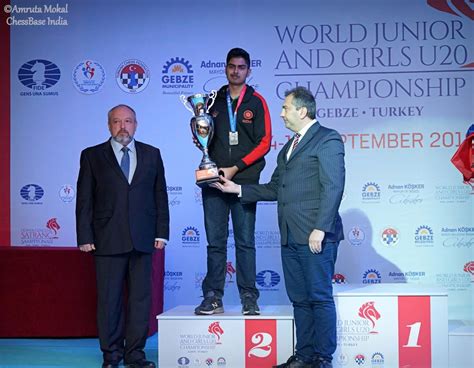Abhimanyu Puranik wins silver medal at World Juniors 2018 - ChessBase India