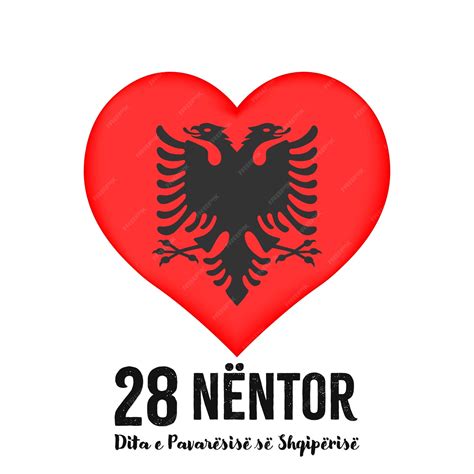 Premium Vector | 28 november albanian independence day