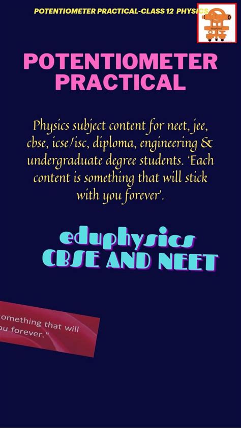 Image result for Potentiometer Practical