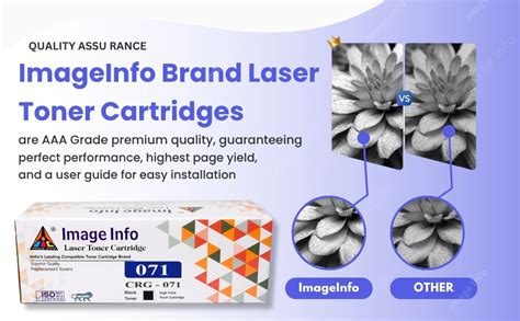 ImageInfo 071 Toner Cartridge with CHIP Compatible for Canon 071 / 071H ...