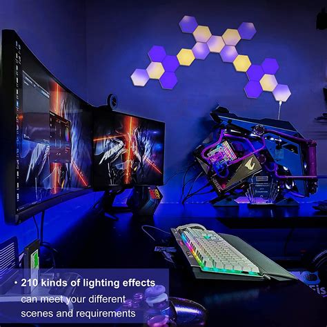 Hexagon LED Wall Light Panels (10 Pack) – GTPLAYER UK