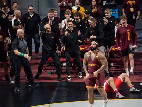 Gophers wrestling: No. 7 Minnesota downs No. 12 Rutgers for third ...