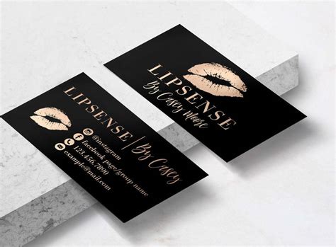 Makeup Artist Business Cards 的图像结果