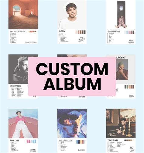 Custom Album Tracklist Poster | Etsy in 2020 | The weeknd poster, Album ...
