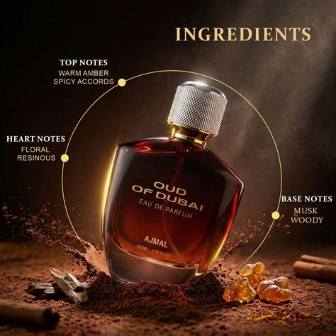 Buy Ajmal Oud Dubai Long Lasting Unisex Perfume Eau de Parfum - 100 ml ...