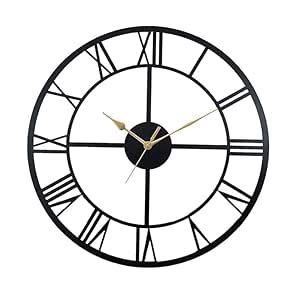 Buy WHITE ANGEL Metal Antique Big Size Hanging Roman Number Watch for ...