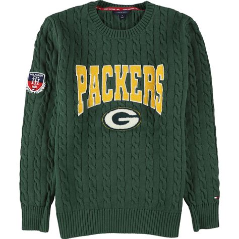 Tommy Hilfiger Mens Green Bay Packers Knit Sweater,, Green, Medium ...