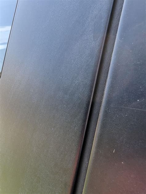 I used some wax on black trims and it left white residue that doesn't ...