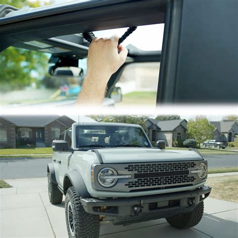 Buy YANWEN Grab Handles for Ford Bronco 2021-2022 2/4 Door, Roll Bar ...