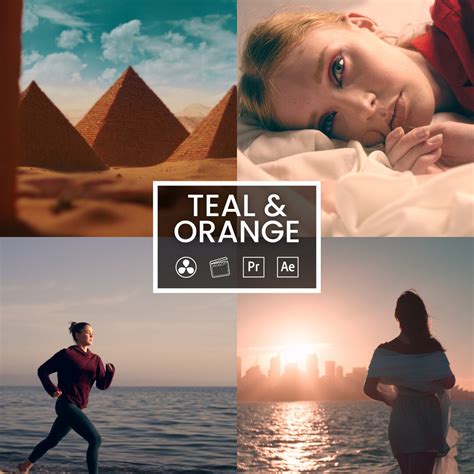 11 Teal & Orange Luts for Color Grading Video and Photo. Mobile E ...