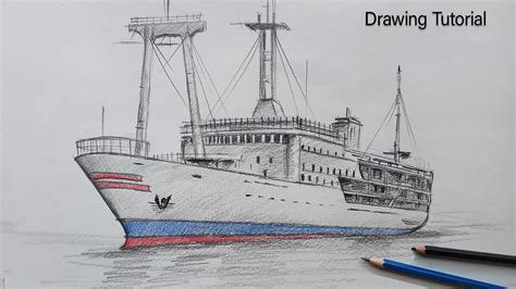 How To Draw A Simple Ship Step By Step at Riva Brown blog