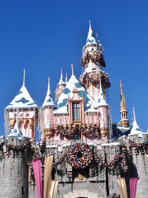christmas decorations at disneyland