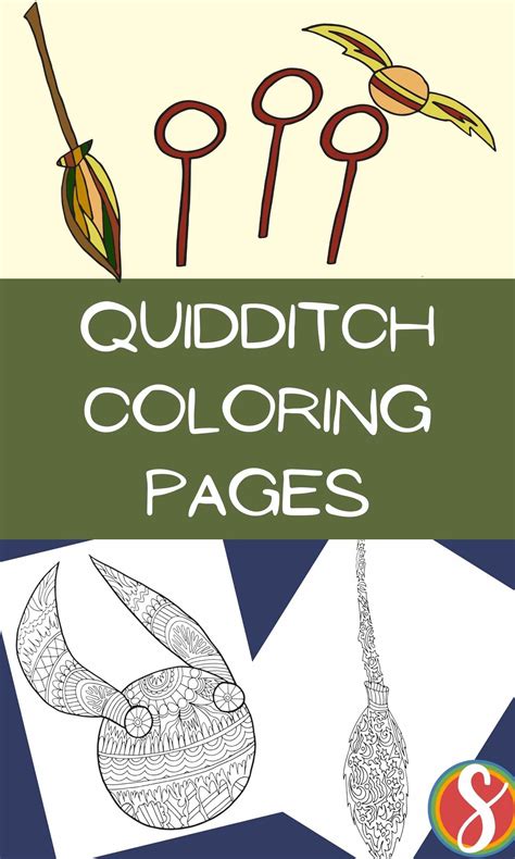 Harry Potter Quidditch Coloring