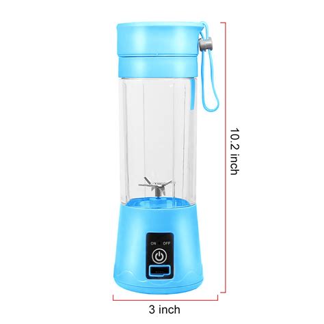 Buy QIYAA 380ml Portable Blender Jucier Cup USB Rechargeable Electric ...