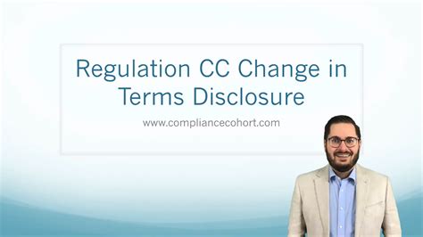 Reg CC Change In Terms Notice Timing Requirements — Compliance Cohort