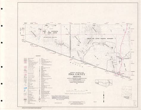 General Highway Map Pima County, 1990 | Arizona Memory Project