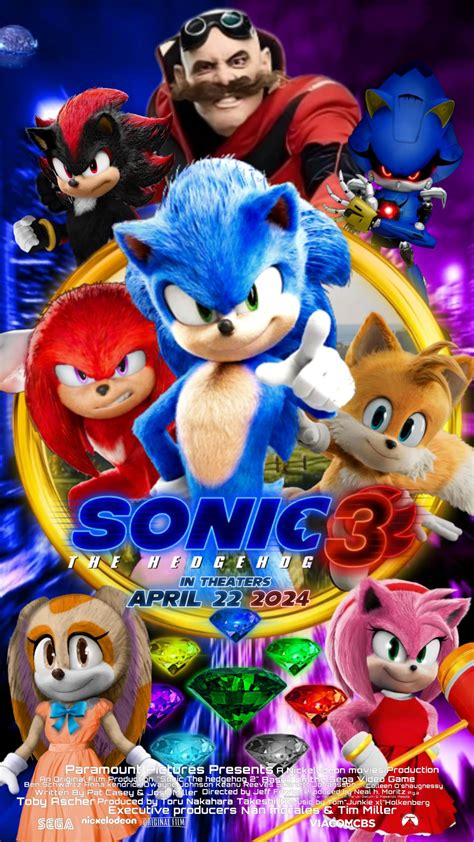 Sonic The Hedgehog 3 custom poster #4 by Nikisawesom on DeviantArt