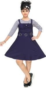 MODERN DREAM Girls Midi/Knee Length Casual Dress Price in India - Buy ...
