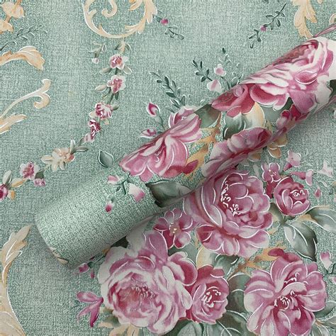 SECOCTSR 17.7x197 Vintage Floral Peel and Stick Wallpaper India | Ubuy