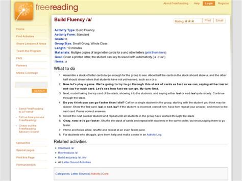 Image result for Fluency Lesson Plan Examples