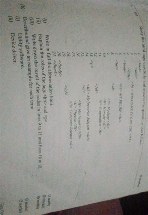 Image result for Question and Answer HTML Tags