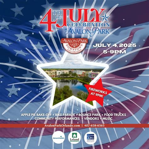 4th of July Celebration 2025, Avalon Park, Bithlo, 4 July 2025 | AllEvents