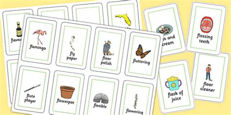 3 Syllable FL Flash Cards (teacher made) - Twinkl