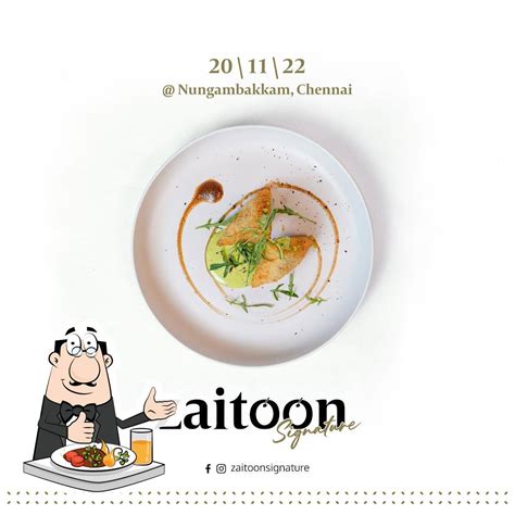 Zaitoon Signature, Chennai - Restaurant menu, prices and reviews